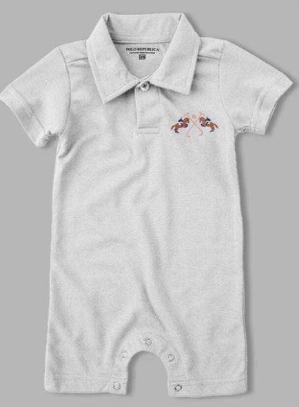 Polo Romper Short Sleeve Summer New Born