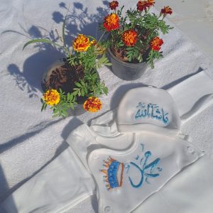 2PIECES STARTER ROMPER ND CAP