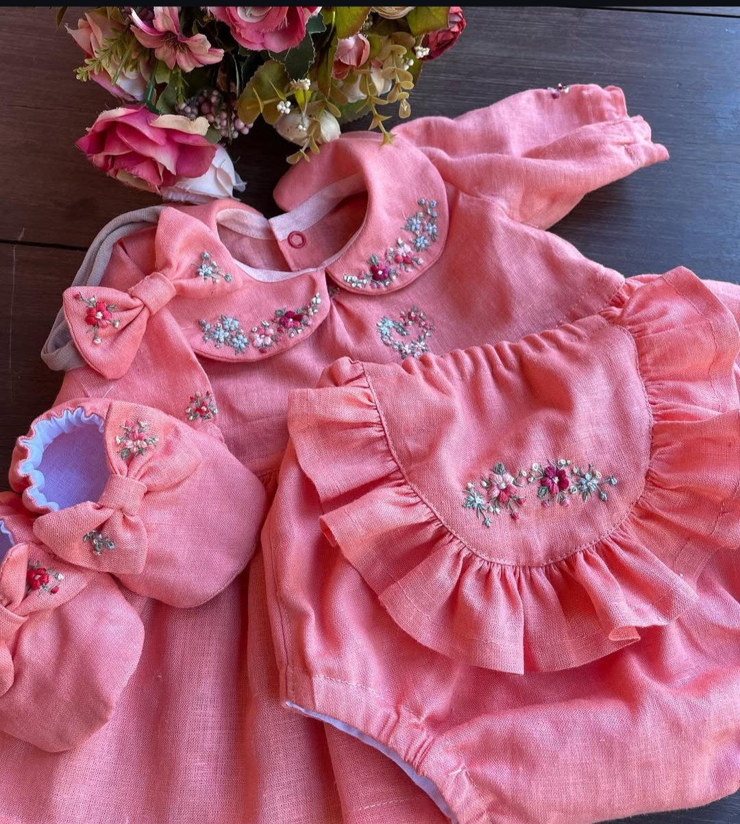 rish Khaddar Baby Frock Set πΈπ