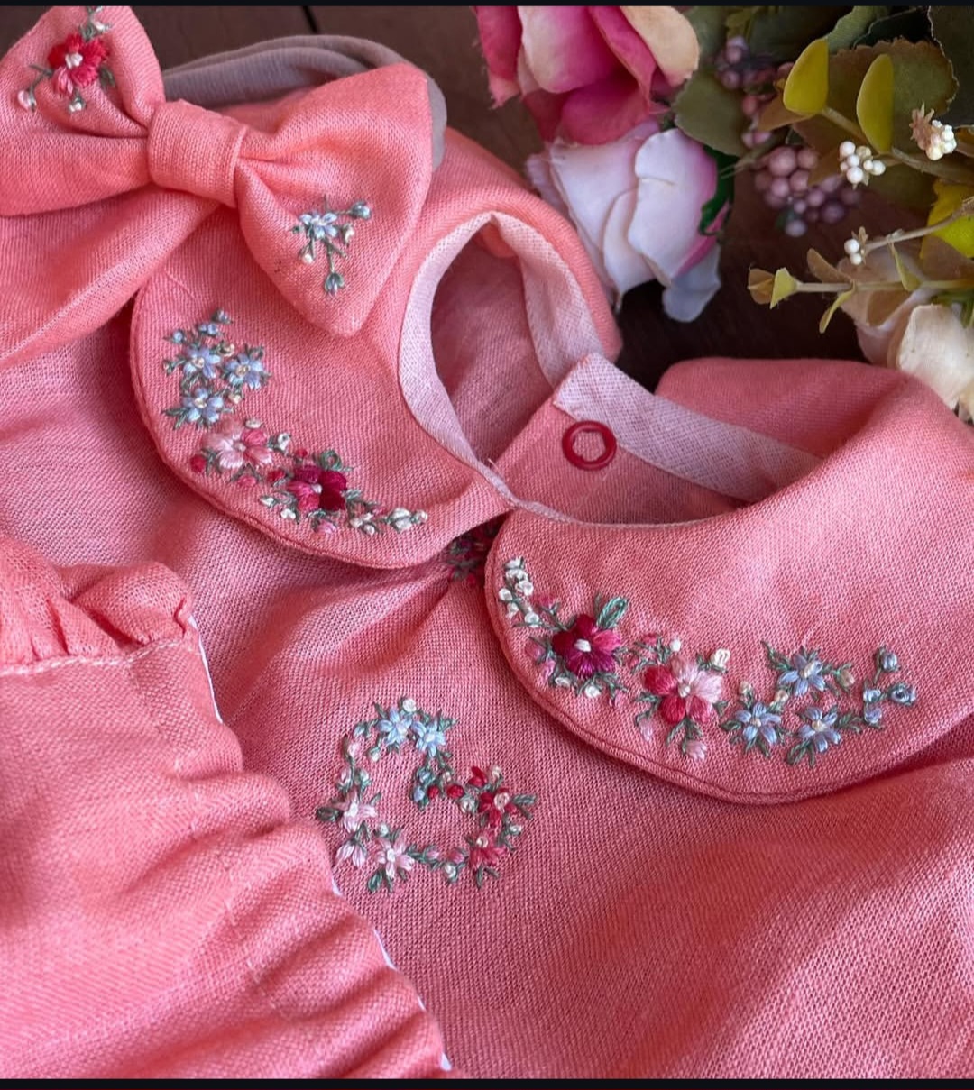 rish Khaddar Baby Frock Set πΈπ - Image 5